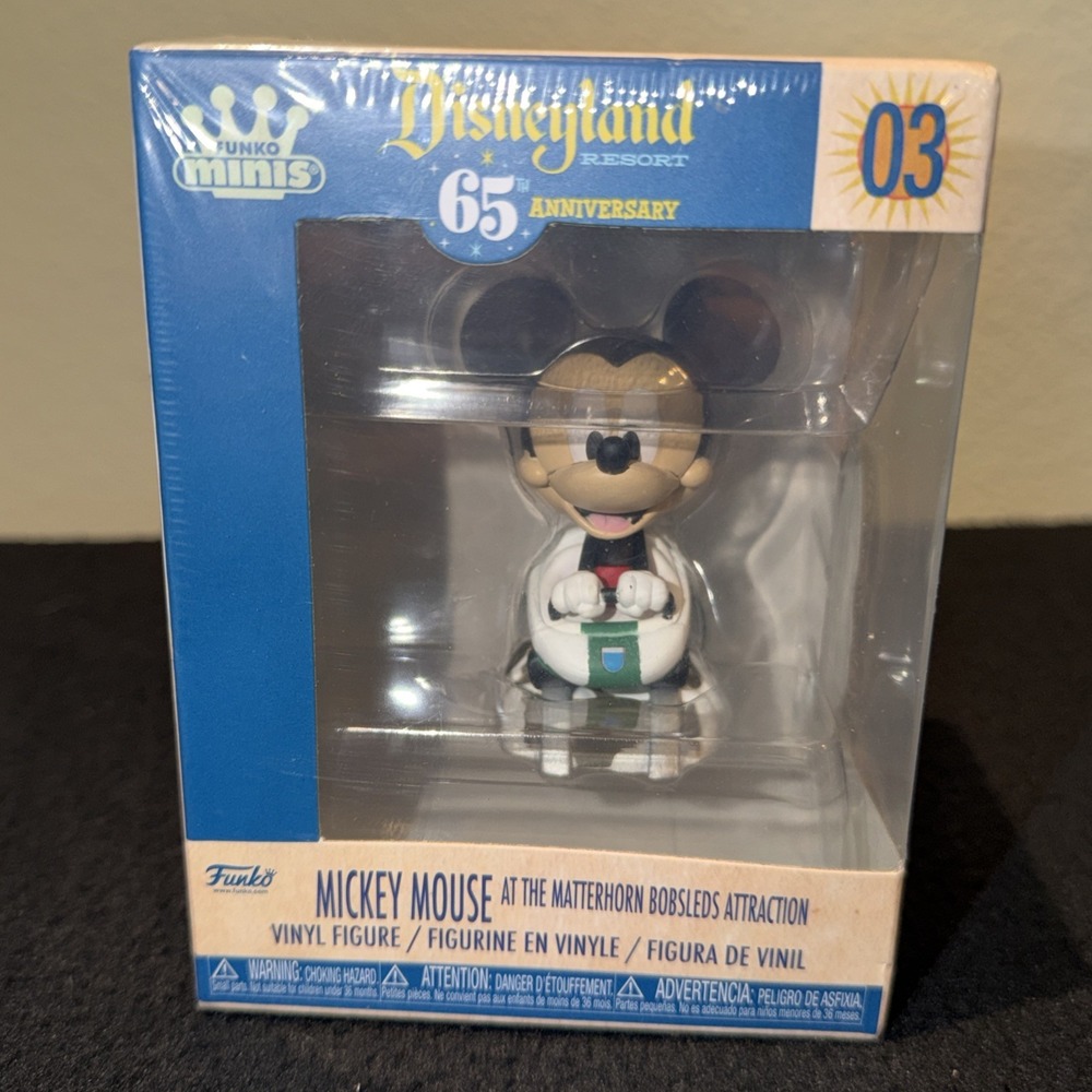 Funko Mystery Minis Disneyland 65th Anniversary 03 - Mickey Mouse Matterhorn NEW
